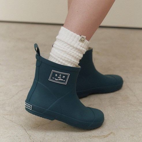 [국내 매장판] 벤시몽 BSM RAIN BOOTS LOW - FOREST GREEN 613712