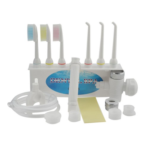 AFBEST 치과 치료 물 구강 세정기 치실 Flosser 치아 클리너 제트 칫솔, 하얀색