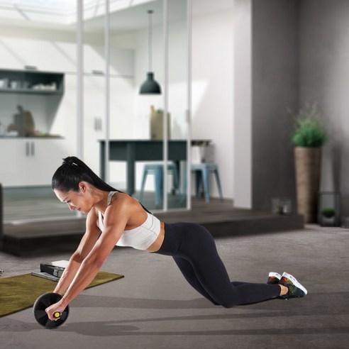 [이고진] AB 슬라이드 휠 롤러 코어 복근 뱃살 운동 기구 홈트, 상세 설명 참조