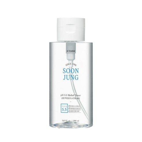 에뛰드 하우스 순정 약산성 5.5 진정 토너, 500ml, 1개