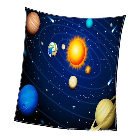 연약한 양털 담요 던짐 깔개 소파 침구 Wram 담요 견면 벨벳 플란넬, 코스모스 130x150cm