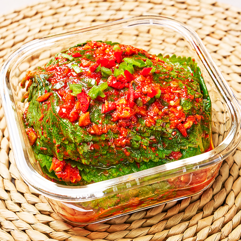 100% 국내산 깻잎으로 만든 밥도둑, 고향팜 깻잎김치!