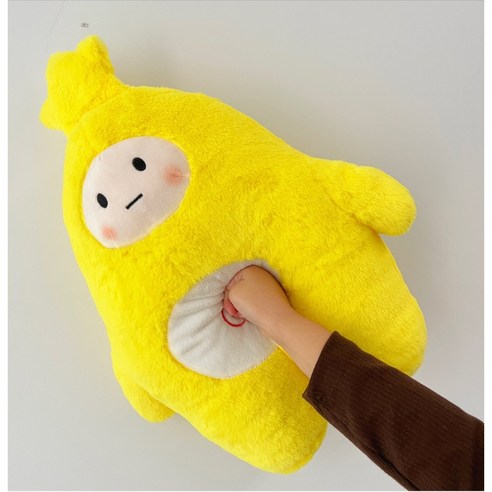 귀여운 별 달 인형 피규어 장난감 선물, 옐로우, 67cm