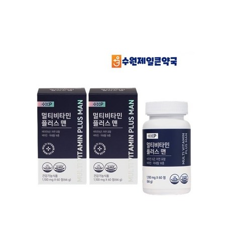 여성 멀티비타민 플러스 우먼 올인원 기능성 영양제, 2박스, 60정