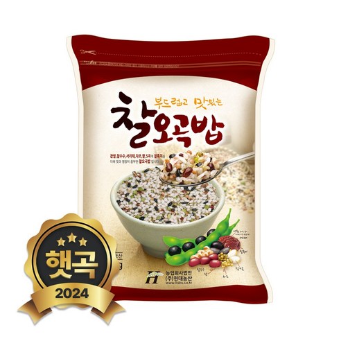 현대농산 국산 찰오곡밥 600g