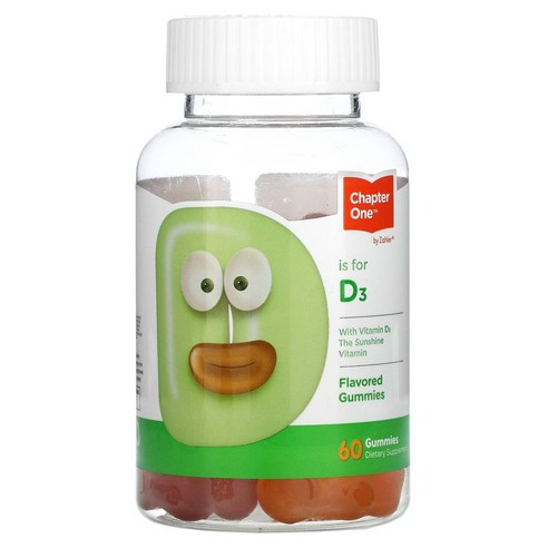 챕터 원 비타민D3 맛있는 구미젤리 60개 Vitamin D3, 1개