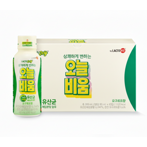 락토조이 오늘비움 유산균음료