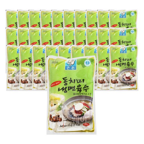 해인 동치미냉면육수 ( 해인 310g ) 30개, 1개, 본품선택 동치미육수 14 준훈 동치미 냉면육수, 30개, 350g