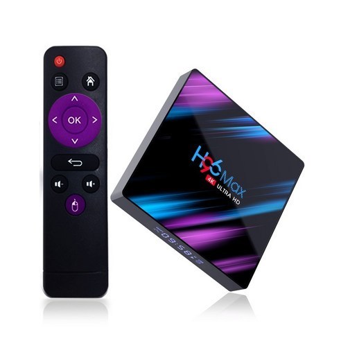 SAGACITY H96 Max Smart Android 9.0 TV 박스, EU Plug, 1개