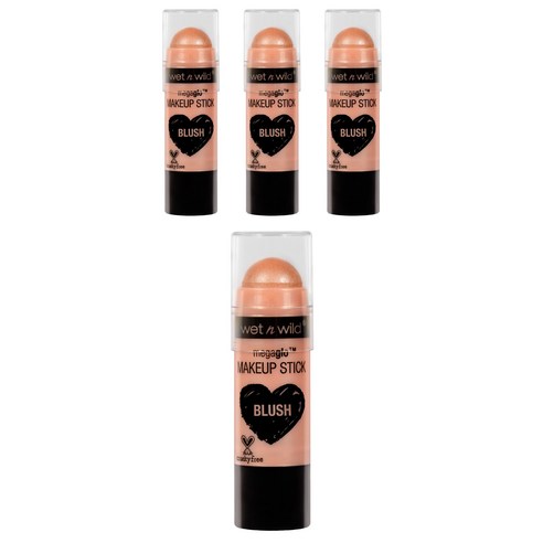 웻앤와일드 메가글로 메이크업 스틱, Hustle and Glow, 4개