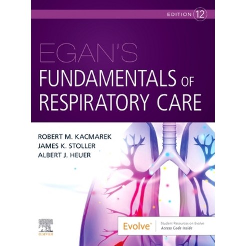 (영문도서) Egan''s Fundamentals of Respiratory Care Paperback, Mosby, English, 9780323811217