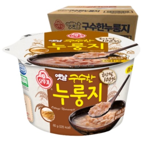 오뚜기 옛날 구수한 누룽지 컵형, 60g, 5개