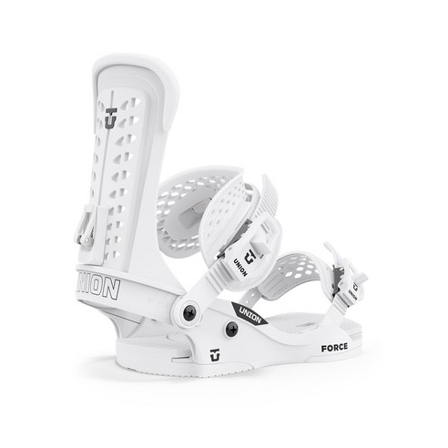 Union Force Classic Snowboard Bindings Men's Large (US 10.5+) White 2024