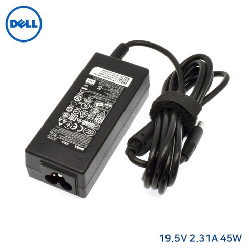 [DELL] 아답터 100~240V / 19.5V 2.31A 45W [내경3.0mm/외경4.5mm] HA45NM140 전용 전원 케이블 미포함 [비닐/병행] *델노트북 전용*, 1개