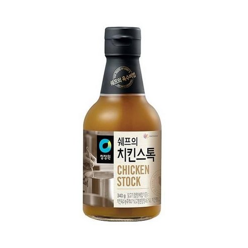 [KT알파쇼핑]청정원 쉐프의 치킨스톡 340g, 1개