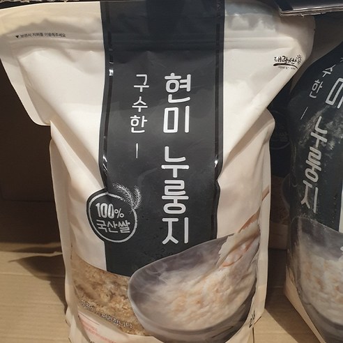 국내산 쌀 현미누룽지 2kg 대용량 간편한 한끼식사, 1개