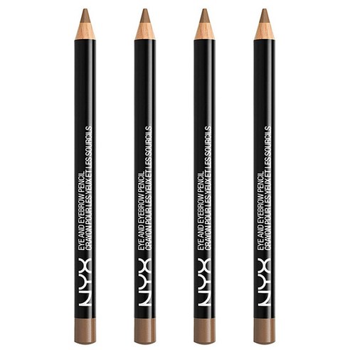 엔와이엑스 NYX 아이 앤 아이브로우 펜슬, Taupe, 4개