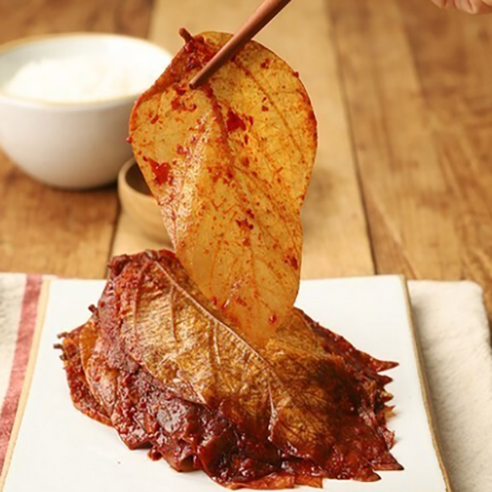 가을 밥상, 향긋한 단풍콩잎 김치로 풍요롭게!