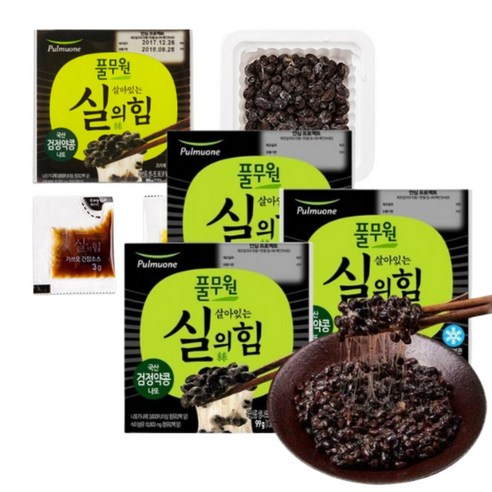 풀무원 실의힘 검정약콩 나또 49.5g 40개