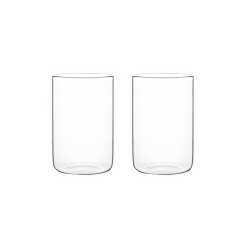 감성 카페 SAC 스트레이트 내열유리컵 280ml, 2개