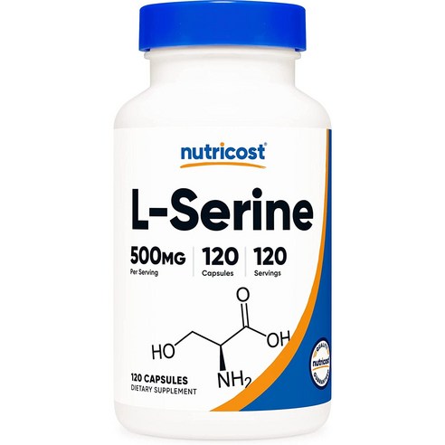 L-세린 500mg 120캡슐 2병, 120정, 2개