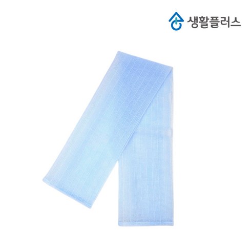 생활플러스 힐링버블 샤워타올, 1개, 4개입, 블루