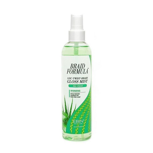 EBIN NEW YORK Braid Formula Loc 트위스트 브레이드 글로스 미스트 - 알로에 주입 보습 두피 헤어 미스트 가려움 완화 상쾌함 쿨링... 