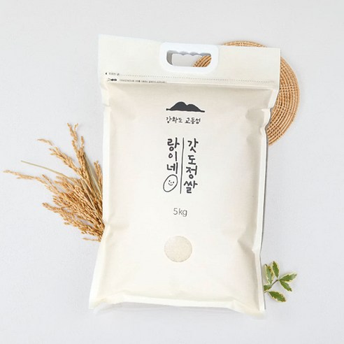 [백미] 24년 햅쌀 강화섬쌀 5Kg / 매일 오전 도정하는 교동섬 랑이네 갓 도정쌀 / 100% 단일미 / 정미소 직판 - 백미 | 쿠팡