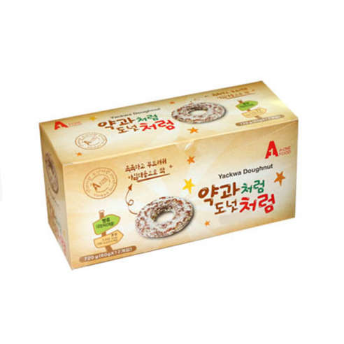 [푸드원스토어] 약과처럼 도넛처럼 60g, 24개
