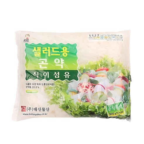 대신물산 순식물성 샐러드용 곤약, 1개, 800g
