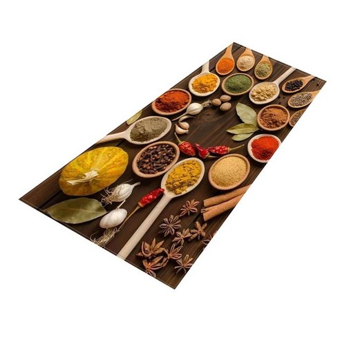 주방 카펫 바닥 매트 40x120cm 홈 입구 거실 장식 미끄럼 방지 도어 매트 패드 빠른 건조 현관 매트 장식 다목적, 폴리에스터, B