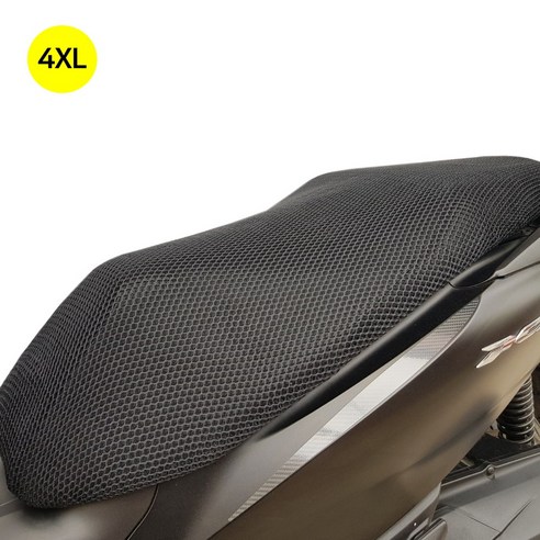 오토티엔 오토바이 여름 안장커버 3D 메쉬 쿨시트 4XL PCX 전년식 VSX125 UHR125 이지맥스, 1개