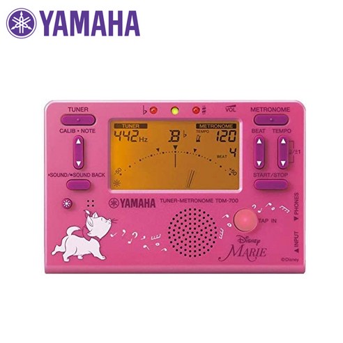 야마하(YAMAHA) 튜너 메트로놈 TDM-700DMRE 디즈니 멋쟁이캣 마리 현음악기