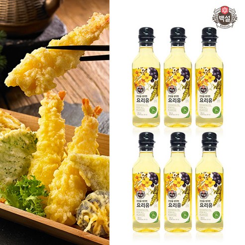 백설 건강을 생각한 요리유 식용유 500ml 12개