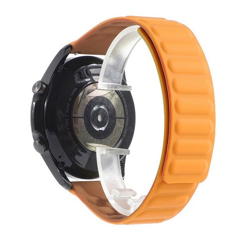 Garmin Vivomove 3 HR Luxe style Fenix Chronos 가민 스트랩 고무 자기 흡착 손목 밴드 20mm 22mm 퀵 릴리스 시계줄, #11