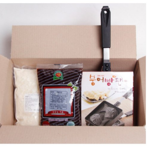 붕어빵 만들기 풀세트 (붕어빵틀+붕어빵믹스+팥앙금), 적팥앙금 1kg(+4000원), 1개, 1kg