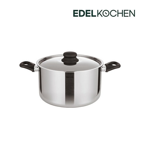 에델코첸 통3중 스텐레스 304 얼티밋 미러 냄비 프라이팬 전골냄비 양수 편수, 24cm, 1개