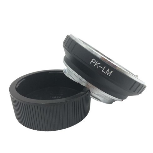 Pentax K Durable용 PK-LM 렌즈 어댑터 링 컨버터 핏 Techart LM-EA7, 65x25mm, 검은 색, 플라스틱