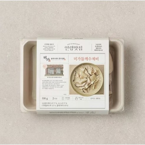 퇴근 후 15분 만에 완성하는 마법, 피코크 미가 들깨수제비 미가들깨수제비