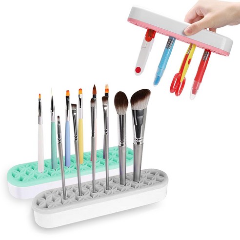 진텍스 실리콘 다용도 데스크 오거나이저 x2P, 핑크