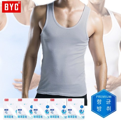 가성비 BYC 남자런닝 나시 프리미엄 항균에어로쉬 5장세트 3KCS1012 – 신나는 운동을 위한 최적의 선택