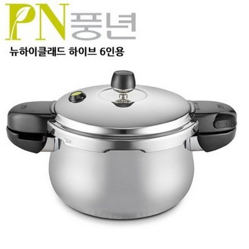 PN풍년 하이클래드 IH 통3중 하이브 압력솥, 4.5L, 혼합색상