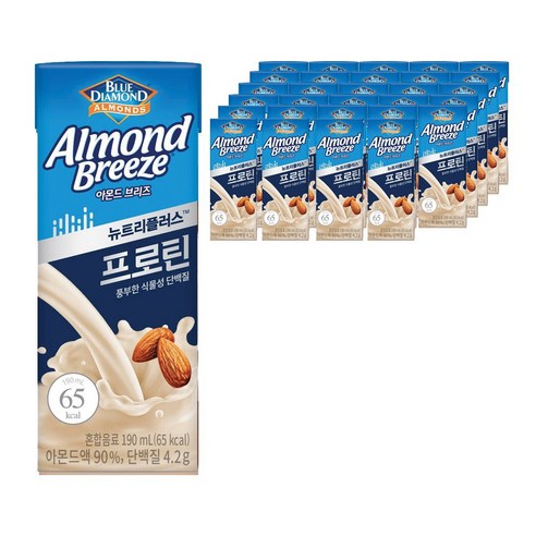 한달패키지 아몬드브리즈 30개입 프로틴, 190ml, 30개