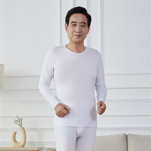 남자 가을옷 가을 바지 세트 라운드 넥 모달 얇은 보온 속옷 플러스 사이즈 피부 바닥 면 스웨터 청소년