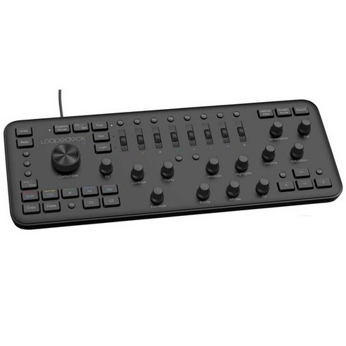 사진 비디오 편집프로그램 컨트롤러 크레이티브 툴, Loupedeck+ 2세대 영어패널 패키지 A, 1개 식전영상제작