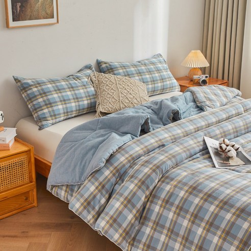 땀 많은 당신에게 꿀잠을 선사할 GHKO 순면 차렵이불!