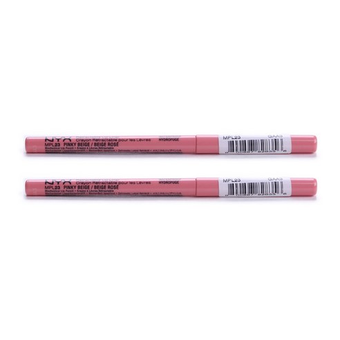엔와이엑스 리트렉터블 립 라이너 0.28g, Pinky Beige, 2개