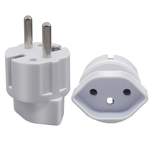 여행 필수품, 합리적 가격의 EU 플러그 변환 돼지코 어댑터