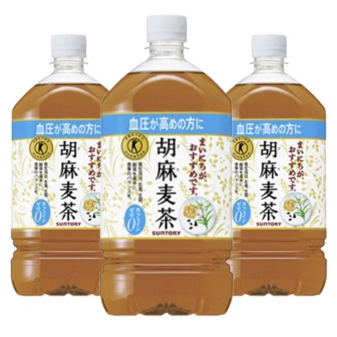 산토리 참깨 보리차, 1.05L, 3개