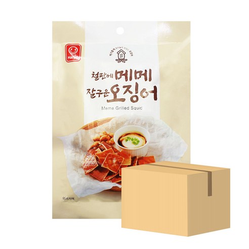 한진식품 철판에 잘구운 메메오징어 37g*5입 1개, 37g